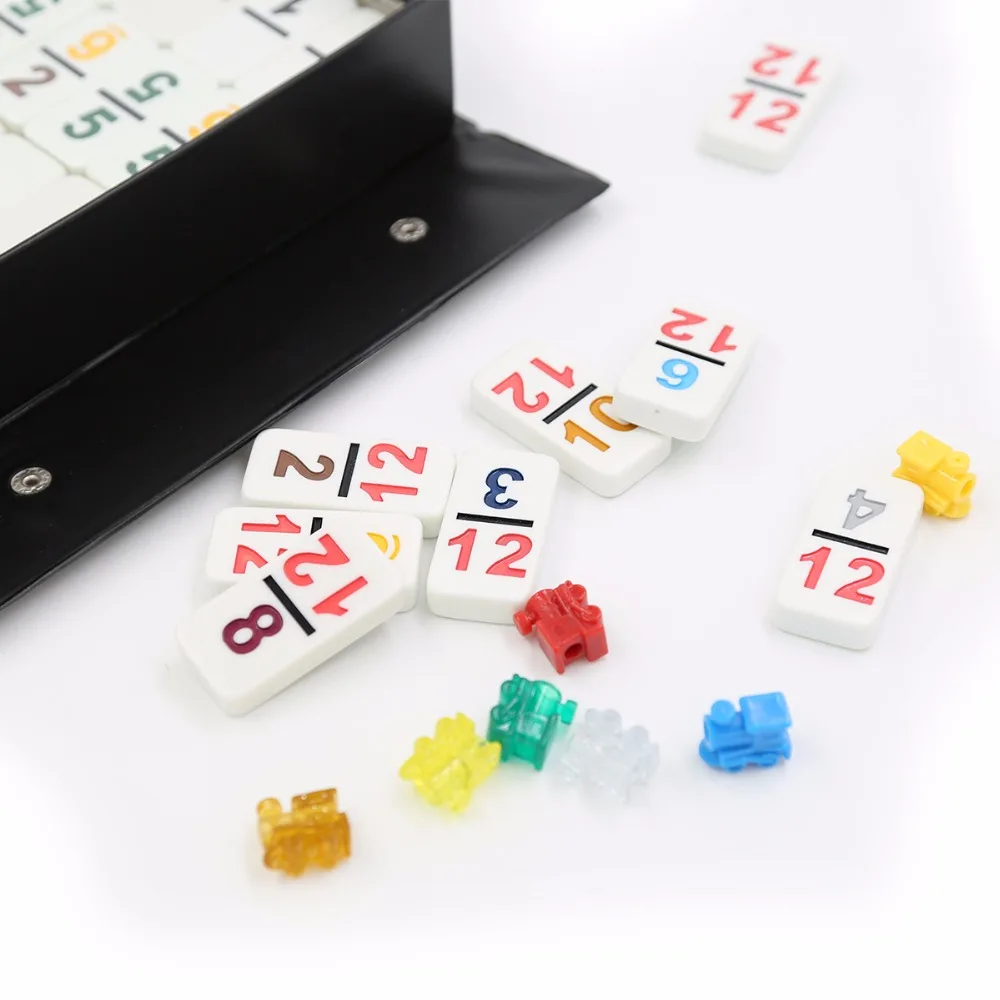 Domino games manufacturers Domino blocks double 12 Mexican train dominoes
