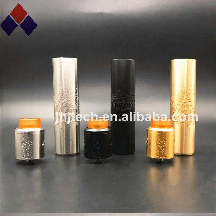 
2019 Newest Wholesale Vaporizer Hardware Mechanical Mod Electronic Cigarette Mech Mod with RDA Barebones Mod kits 