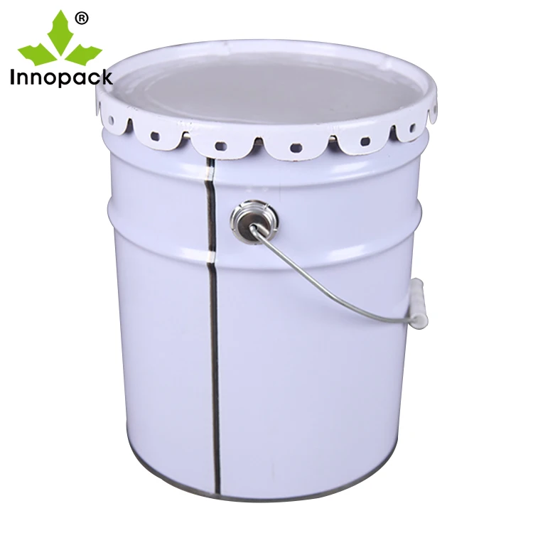 5 gallon tin pail 20 liter paint bucket metal tin buckets