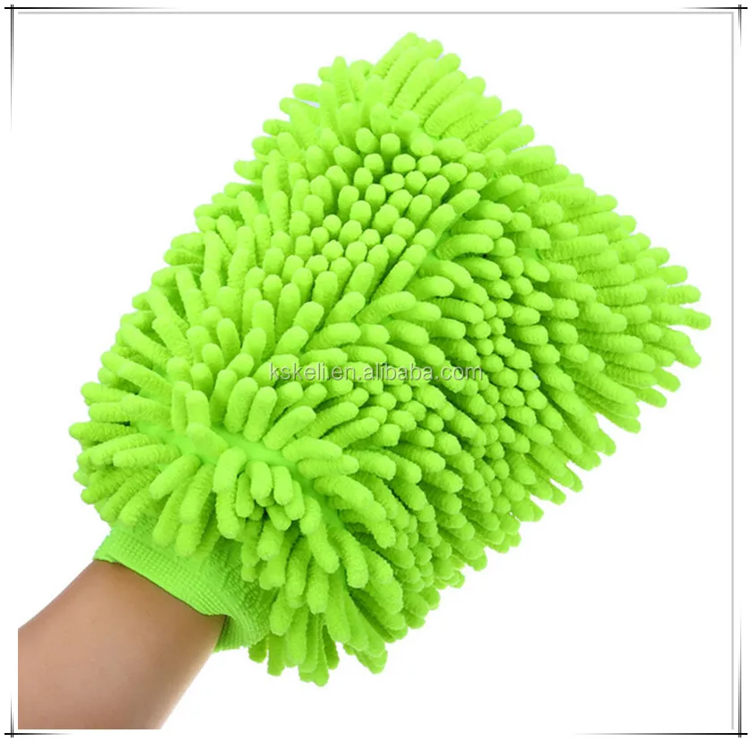 Microfiber Car Wash Washing Cleaning Glove Clean Care Mitt Auto Cloth Vehicle