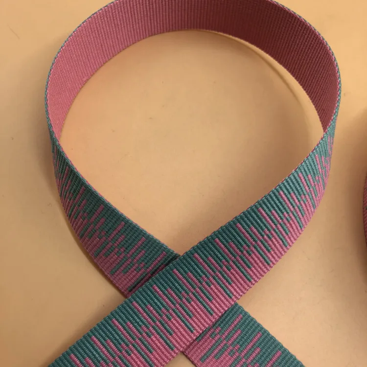 Новый стильный Цветной полосатый полиэфирный хлопковый ремешок для рюкзака