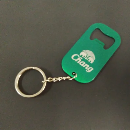 
Summer Promotion Gifts Custom Logo Giveaway Beer Bottle Opener Keychain Key Ring 