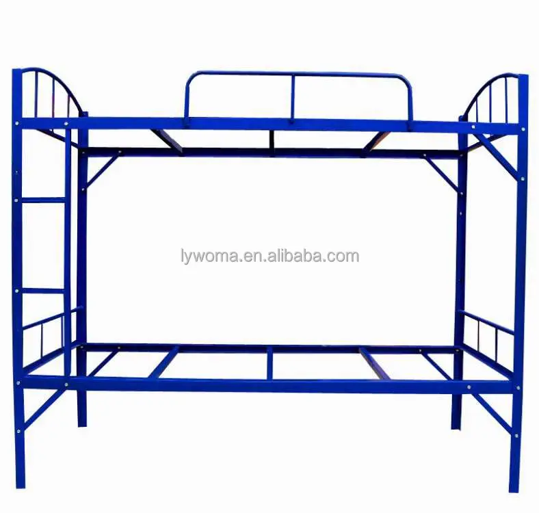 High quality metal cheap strong school adult bunk bed small size