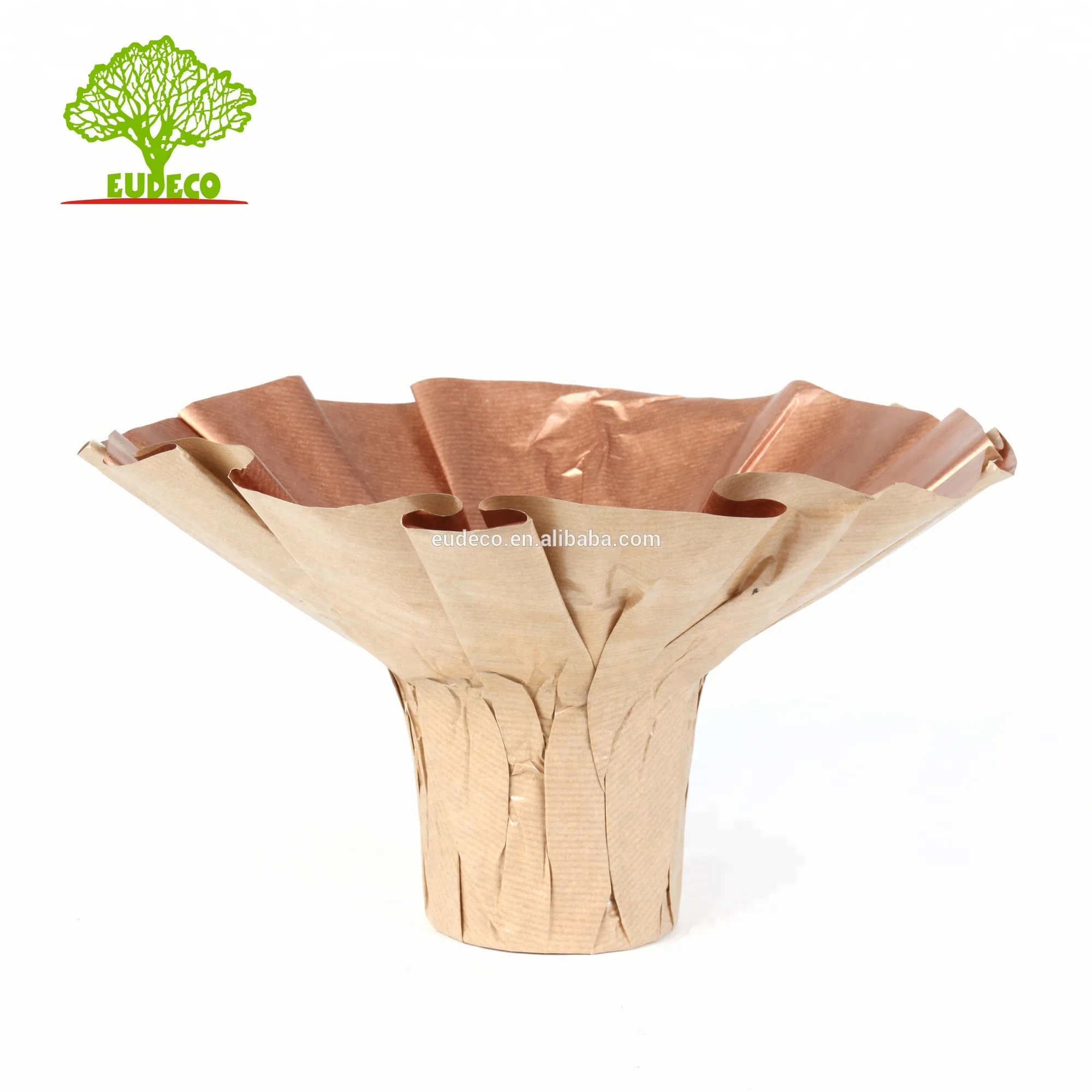 Good Selling  Kraft Paper Large Flowers Pots Wholesale Bouquet Holder Sleeve Packing