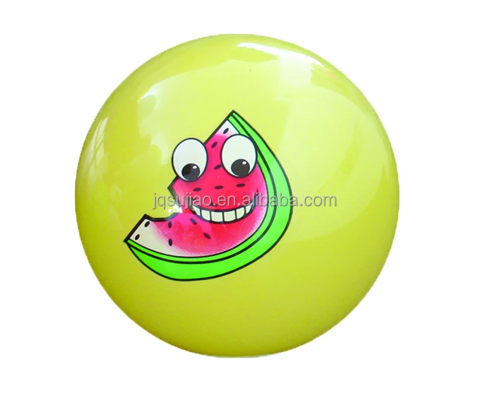 non-phthalate toys fruit smell sticker pvc ball /perfume pvc ball