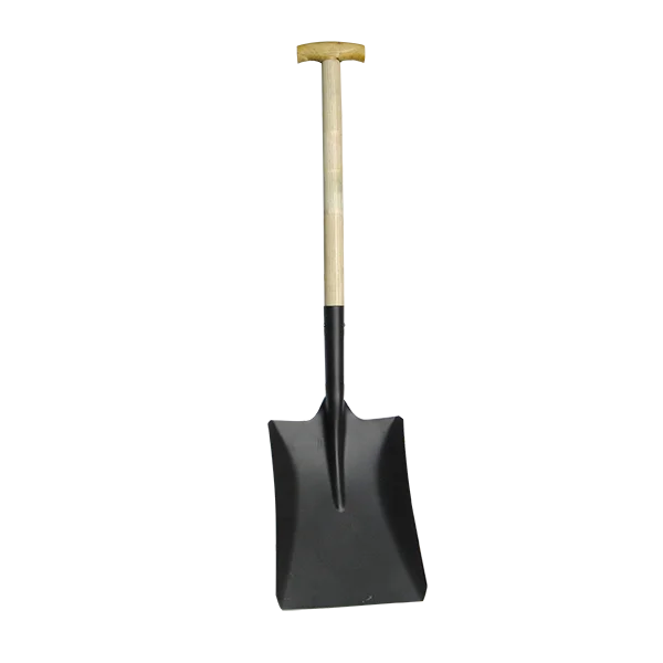 South America farming tools round point D-grip shovel