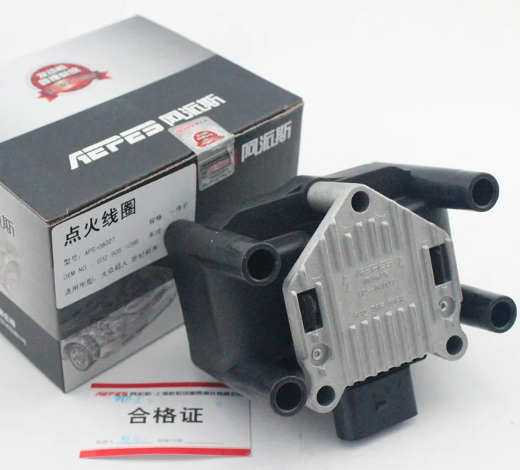 APS-08027 car ignition coil for VW Audi A31.6/1.8 Audi A41.6 Jetta bora Santana 2000 GSI Golf 4 generation