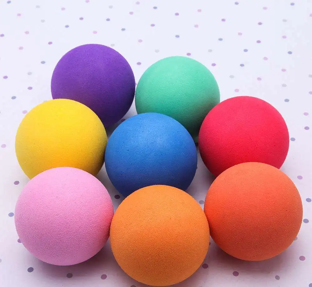 Hot sale customized cheap price eva balls With Hole Eva Foam Antenna Ball For Toy