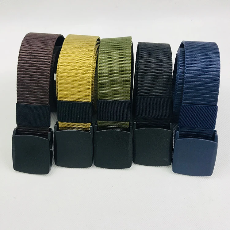 
China Manufacturer Automatic Buckle Webbing Canvas Belt For Boys 