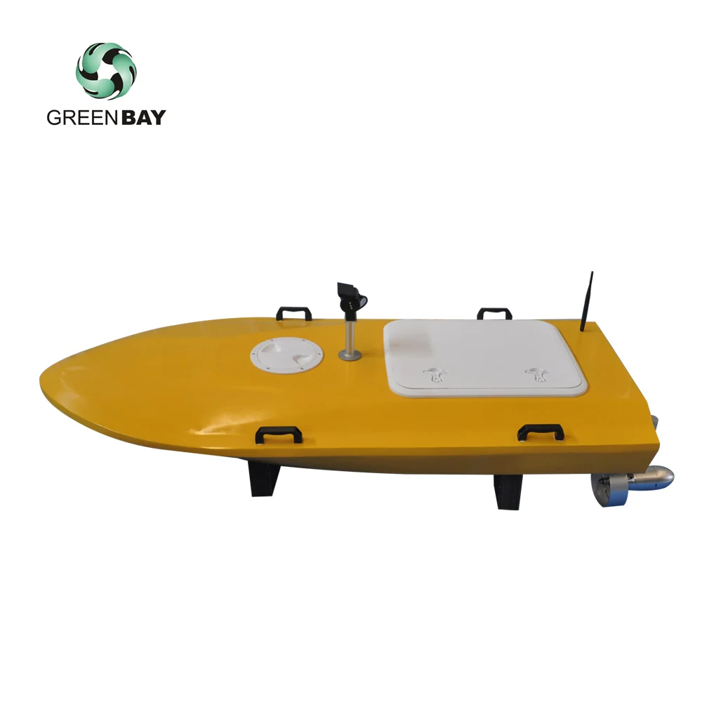 USV-I1650 Unmanned survey boat Powerful remote controlled survey boat double propeller surface vessel wide profile for stability