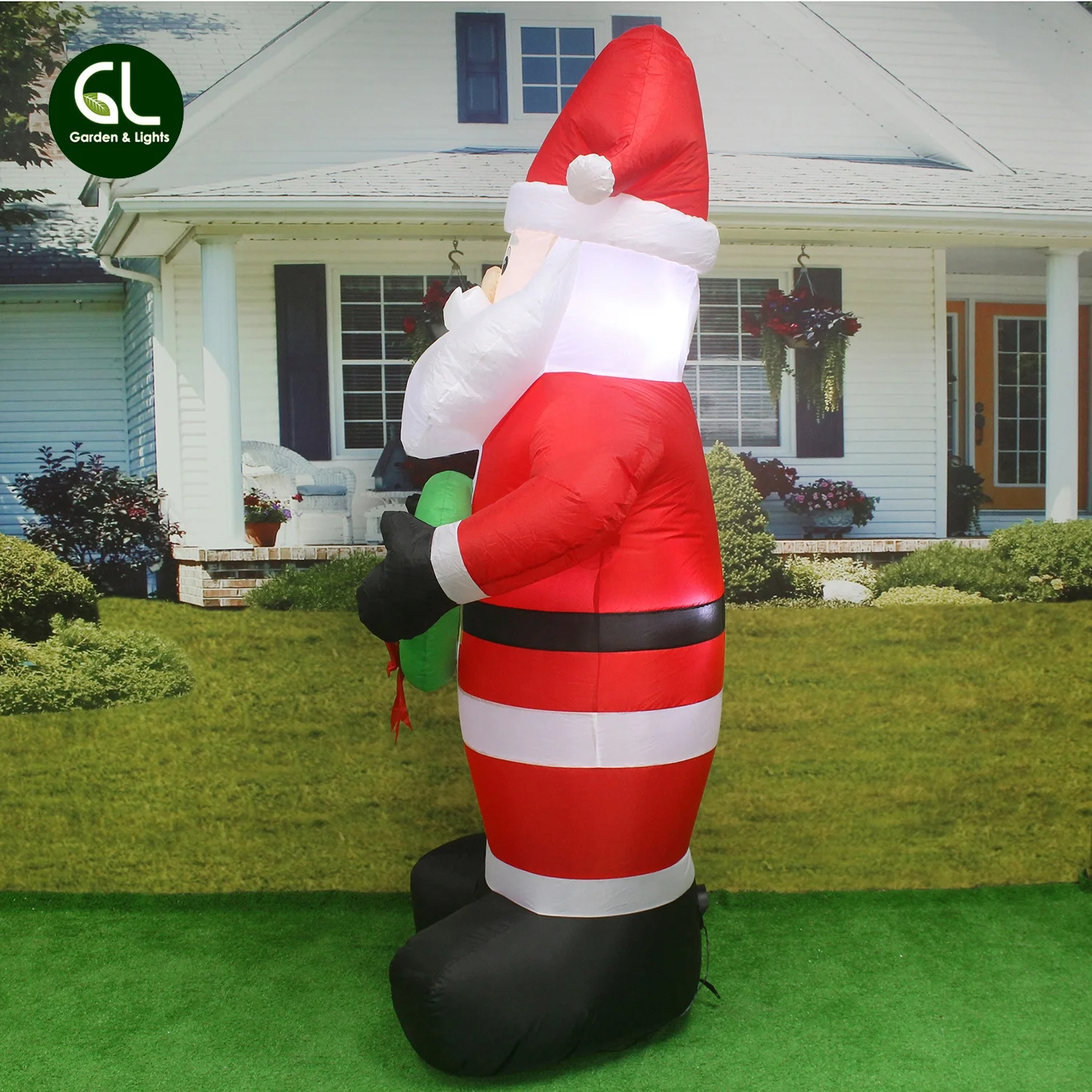 Wholesales inflatable santa claus balloon outdoor Christmas for party decoration