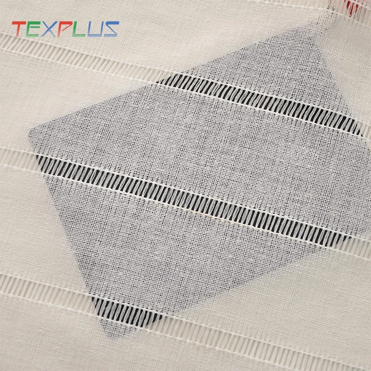 polyester fabric manufacturers provide linen look sheer fabric for Italy