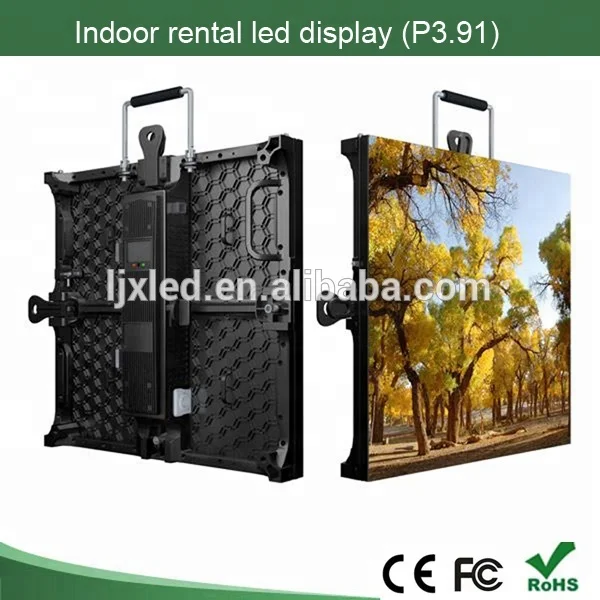 Wholesale P3.91/P4.81 indoor full color die casting rental slim light led cabinet,led display board