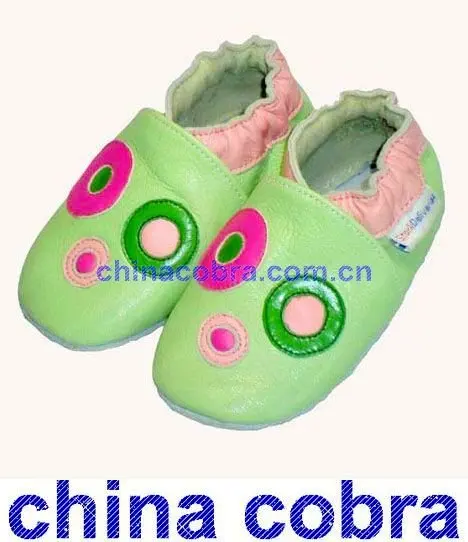 
CHINA COBRA soft sole leather baby shoes (new design! accept paypal,credit card) 