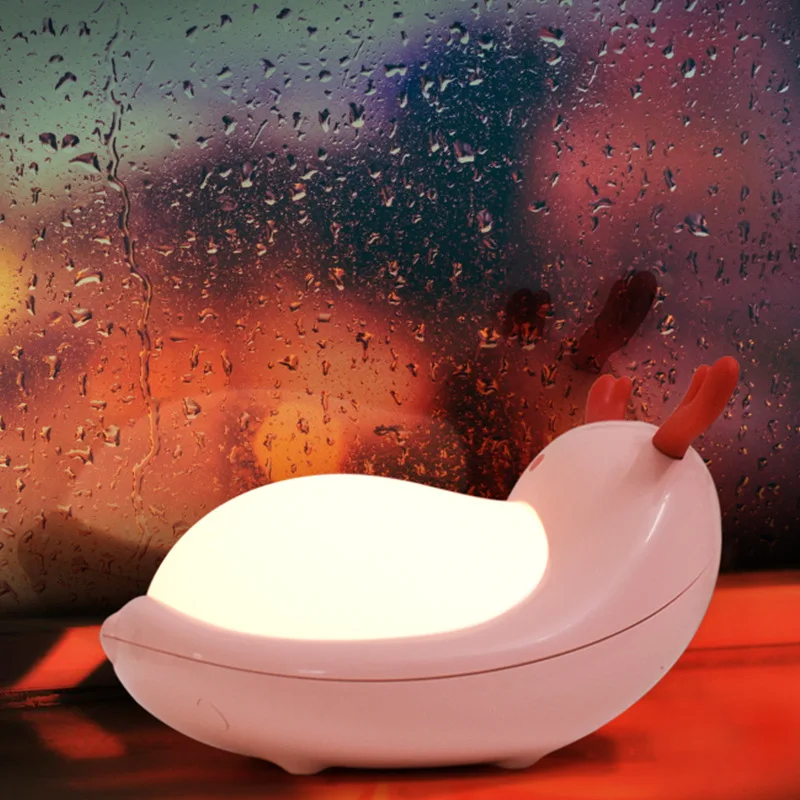 New design Cute Wizard Colorful discoloration led light rechargeable table lamp light