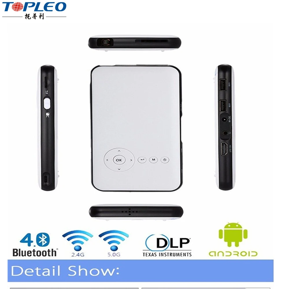 Низкая цена oem перезаряжаемый hd мультимедиа 1080p hd led 3d tv мини карманный маленький проектор телефон full hd мини