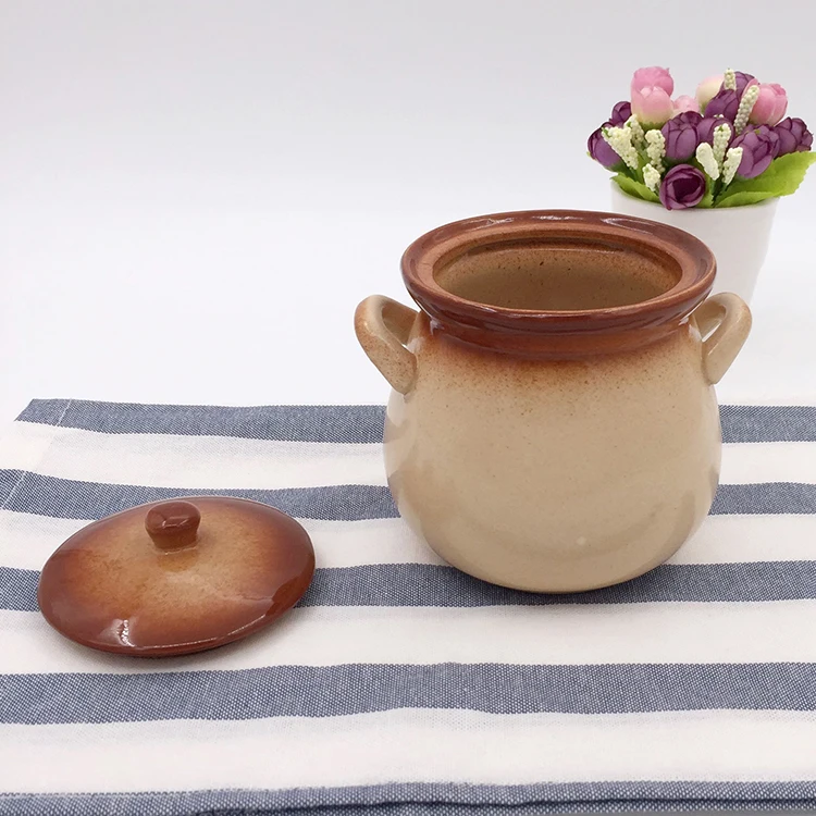 Ceramic Japanese style porcelain gradient sugar pot