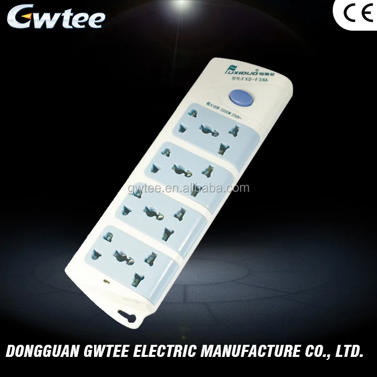 2017 Горячие продукты FXD-F36A 10A 2500 Вт последнее power socket