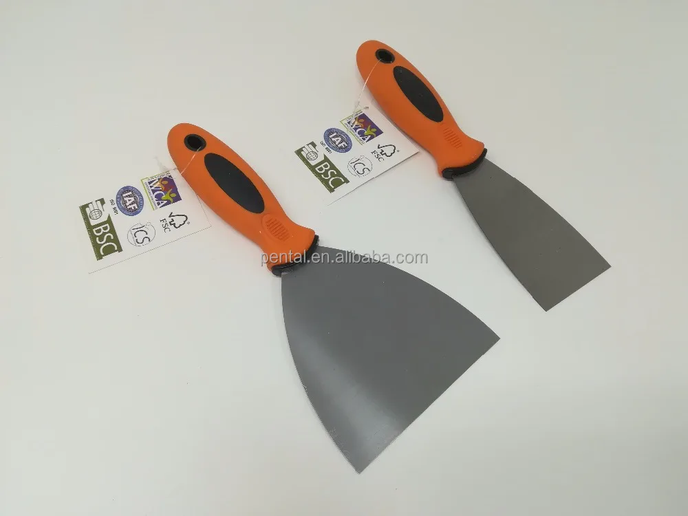 putty knife with plastic handle