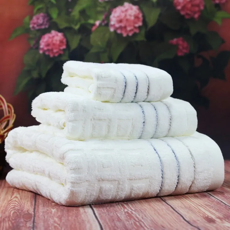 
High End Super Soft Cut Pile Jacquard Bath Towel 100% Cotton /NO MOQ 