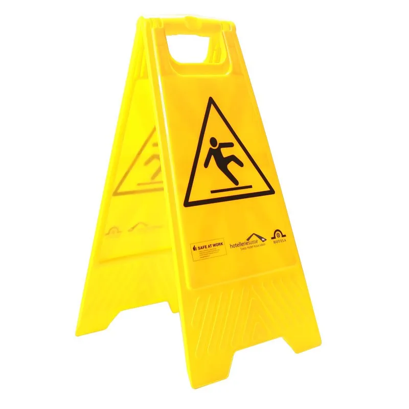 
Good Quality Customized Printed Safety Warning Sign Board For Caution Wet Floor Sign Cleaning Slippery 