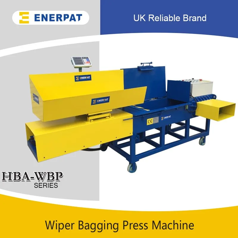Enerpat UK Cotton Wiping Rags Compactor Machine Manufacturers/Small Cotton Bagging Press Machine