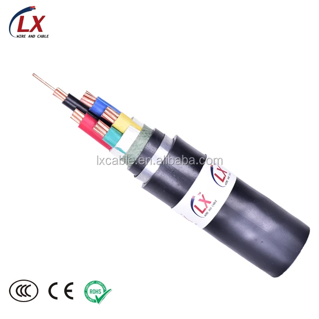 Заводская оптовая цена, силовой кабель высокого напряжения 5 ядер 25 мм2 для подземной передачи электроэнергии