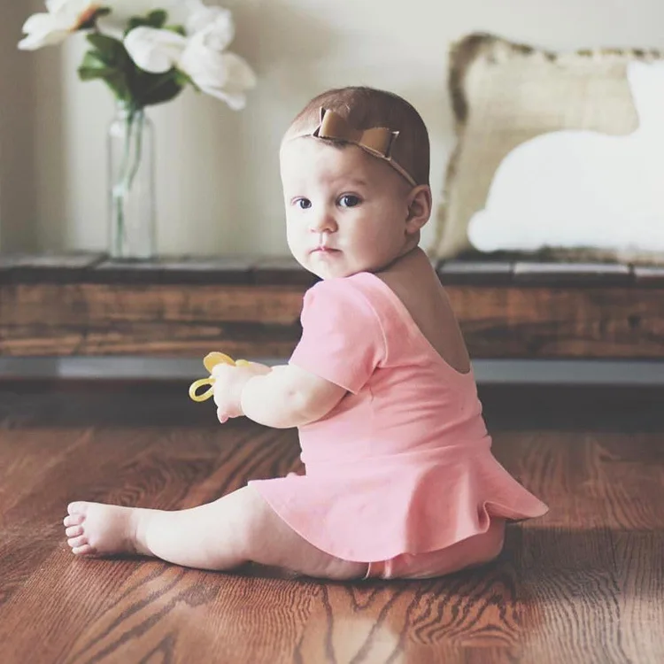 
Best Seller in USA 2018 New Model Plain Color One Piece Body Suit Dress 100% Organic Cotton Infant Baby Girl Clothes Romper 