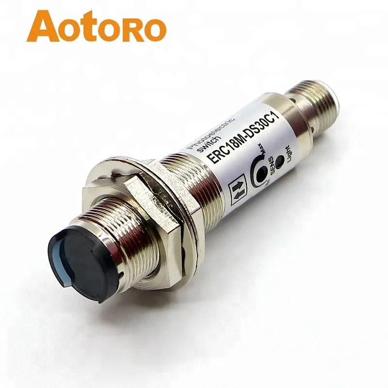 M18 NPN ERC18M-DS30C1 3 провода Диффузный фотоэлектрический датчик цена
