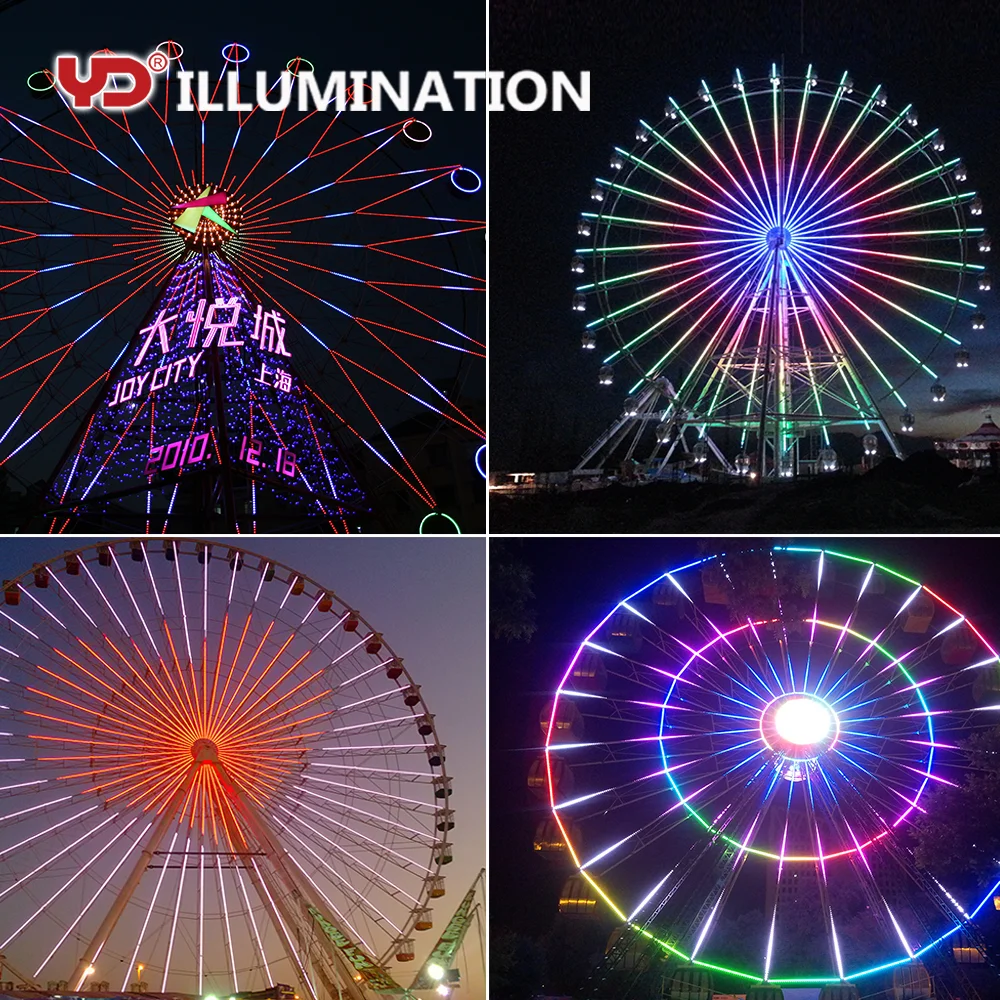 waterproof smart dot poi dmx net 5/12V ip68  rgb addressable outdoor full color led pixel dot 20mm