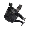 Safariland style Thigh Holster Pouch Black Plateform Gl 17 USP Sig Beretta Colt Universal Drop Leg