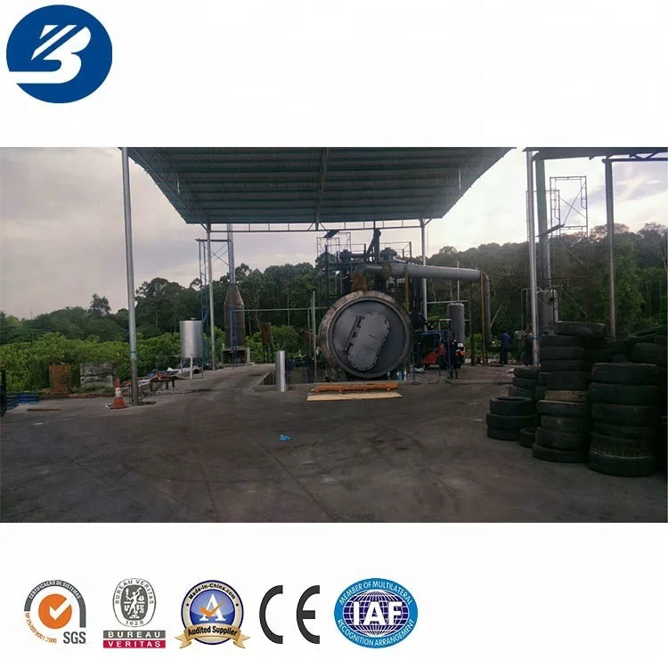 Waste plastic raw material pyrolysis manufacturer newest plant for sales pyrolysis plant