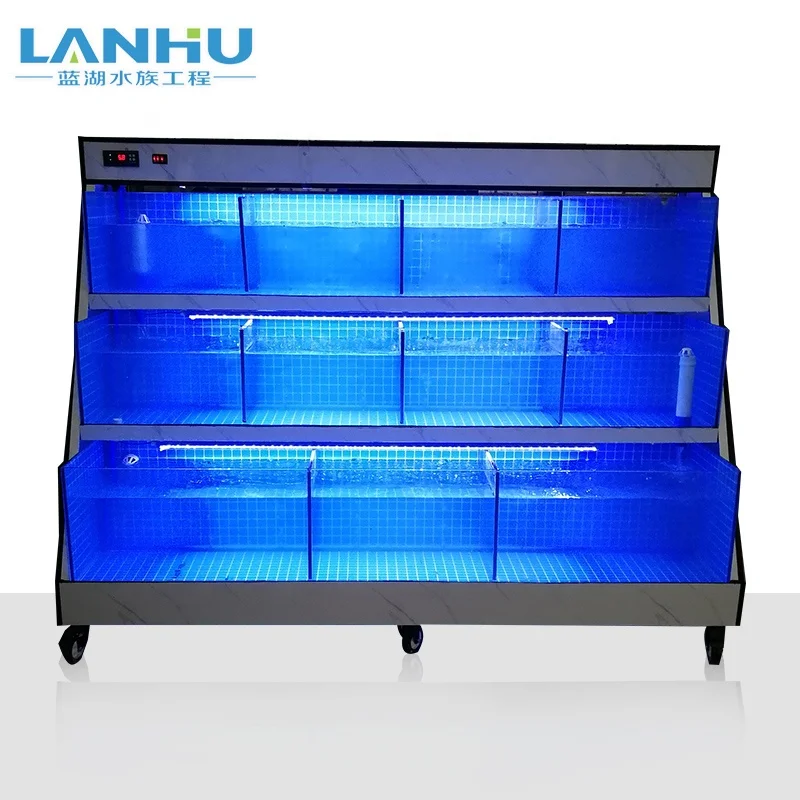 Live Canadian Lobster Farming Tank Fish Tank for Restaurant Supermarket Seafood Shop