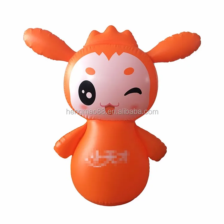 Blue Lovely Standing Alibaba China Rubber Inflatable Animals Animal