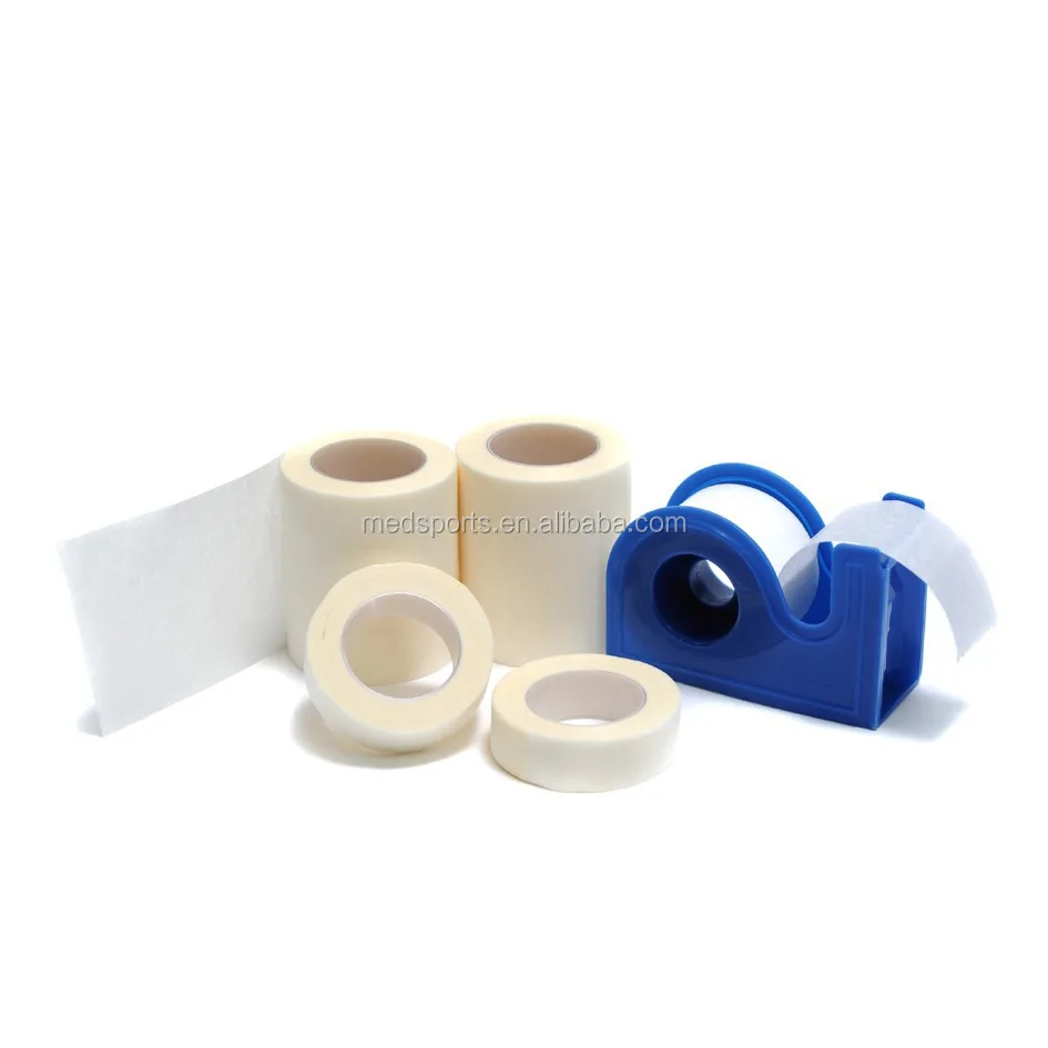 
China Supplier Medical Hospital IV set securing paper zinc oxide surgical tape 