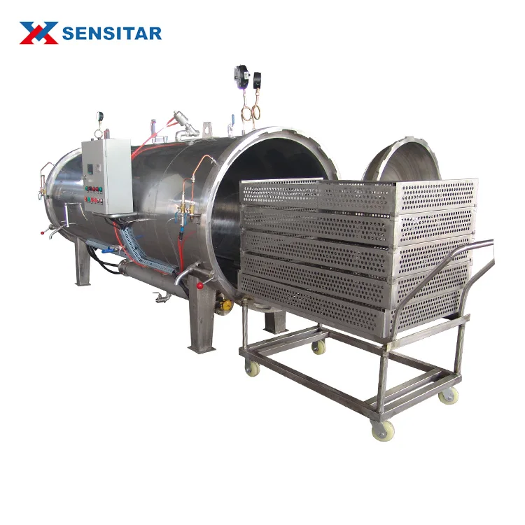 Паровой Автоклав высокого давления и температуры из нержавеющей стали для банок пищевых мешков продуктов