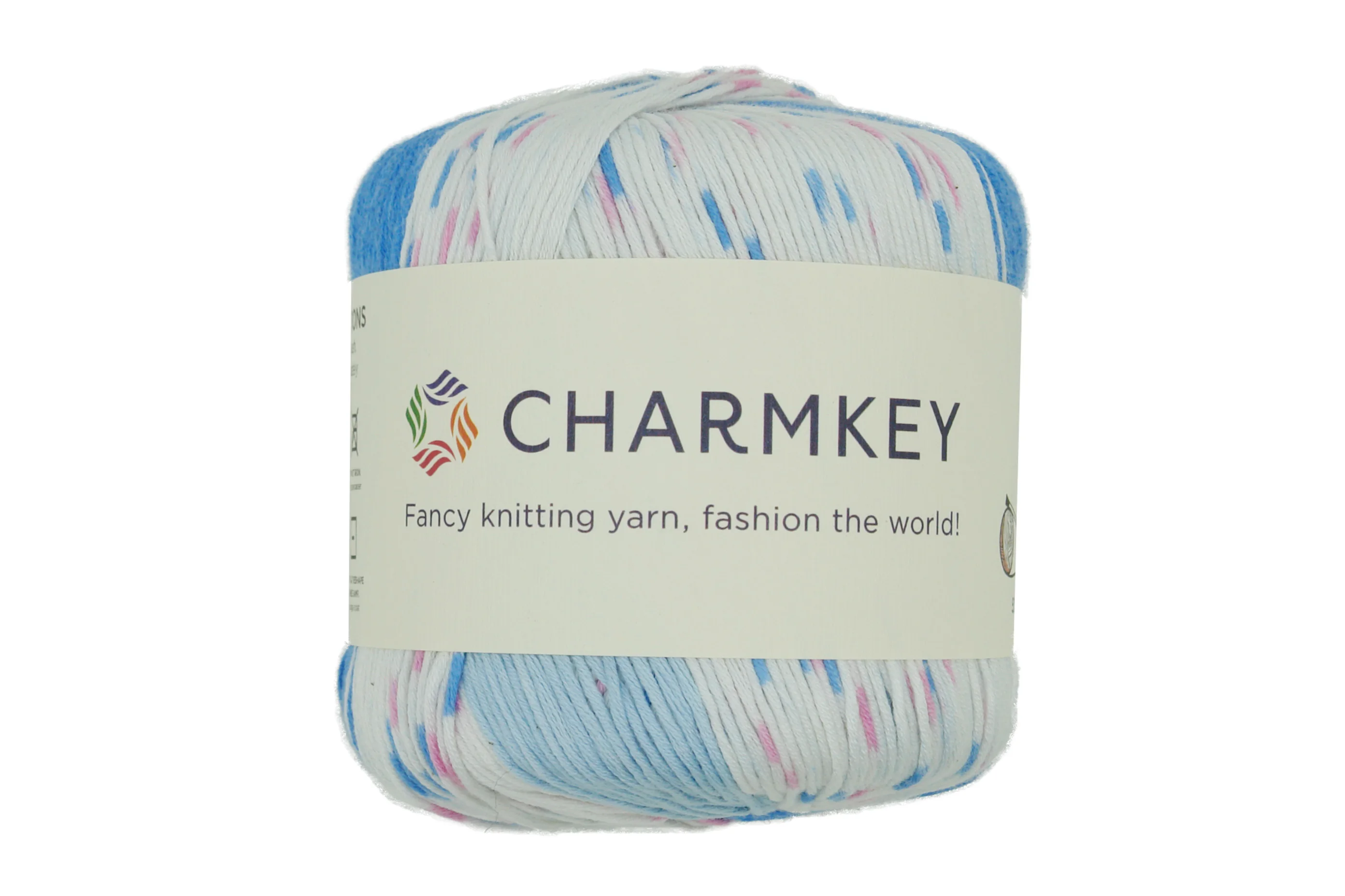 Красивая разноцветная окрашенная на большие расстояния хлопковая 50% Бамбуковая пряжа в продаже