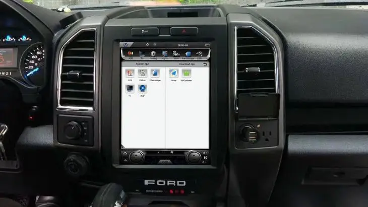 
Special For Ford F150 OEM Radio monitor upgrade to 12.1 inch Navigation built in CarPlay Android Auto Android System 