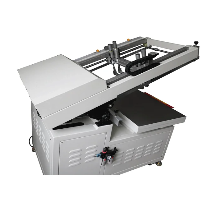 UV Varnish High-Speed Screen Printing Machine with Tilted-Arm Vacuum Table Automatic for Paper Packaging and Heat Transfer Film