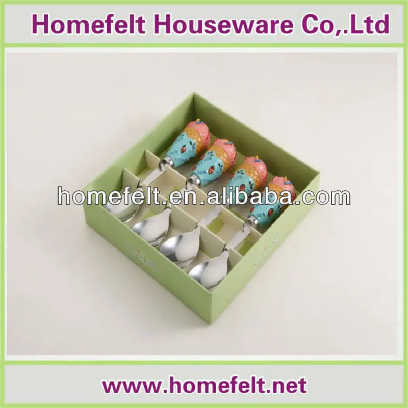 мороженое ложку с поли ручкой