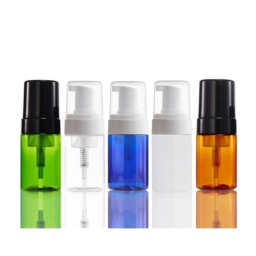 Stock White Clear Plastic Pet Travel Foaming Foam Pump 1oz 30ml foam bottles