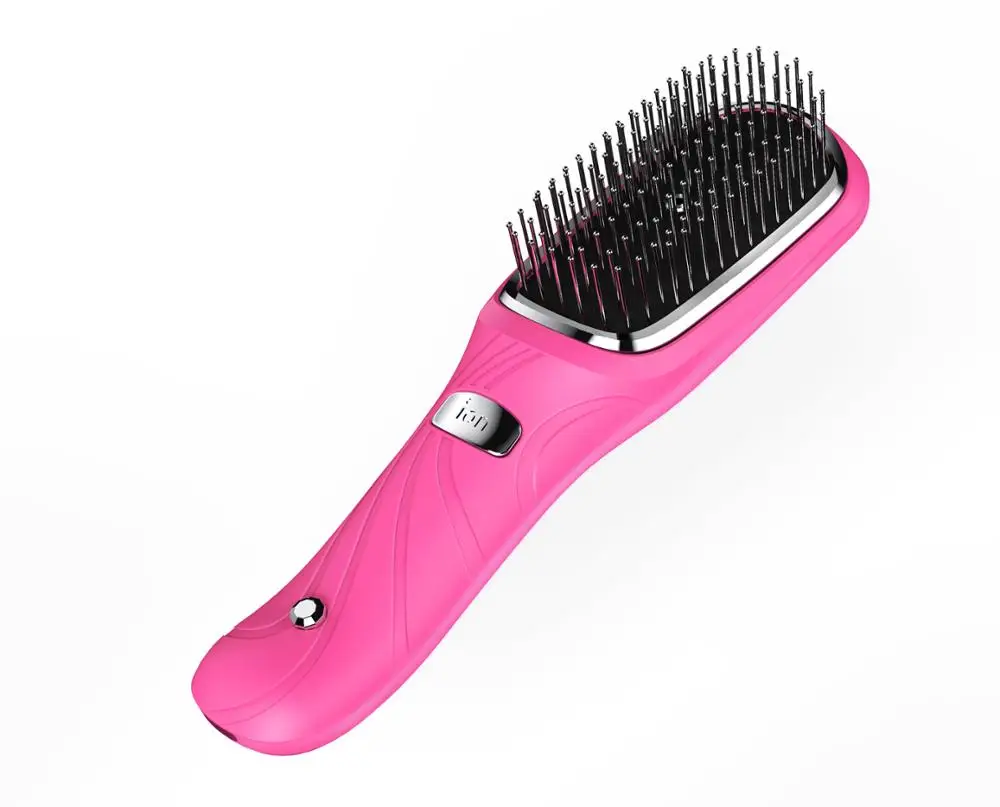Cordless Rechargeable Vibration Massage Ionic Hair Brush