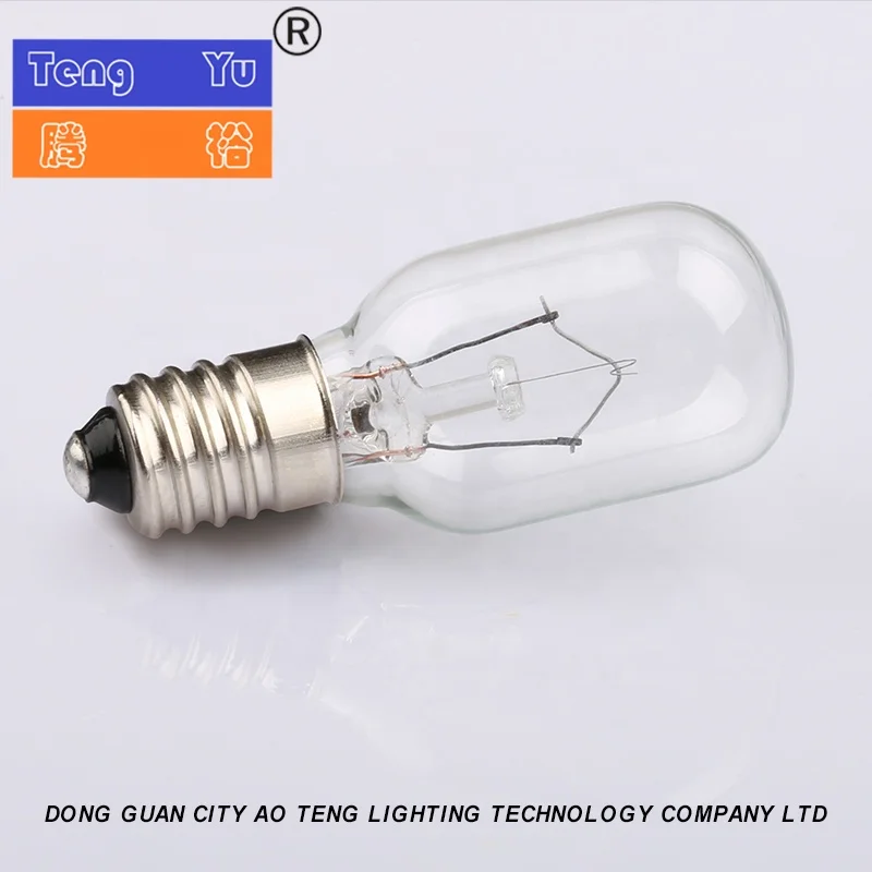 Oven bulb series T20x48mm 220V15W refrigerator bulb microwave oven heat-resistant bulb