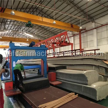 YALC-Automatic  Long Sheet Mattress Foam Cutting Machine