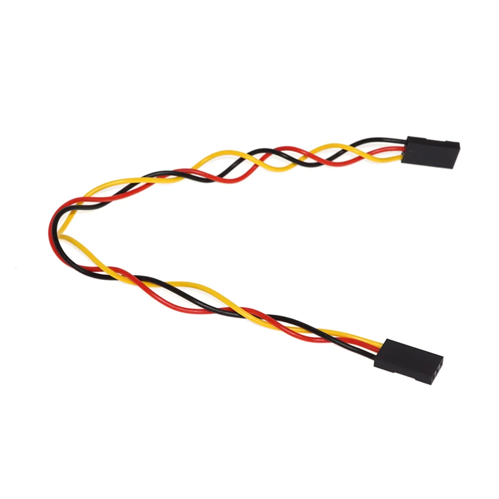  Okystar OEM/ODM 20 см 3pin DuPont 2 54 мм разъем «Мама-мама» плоский Радужный