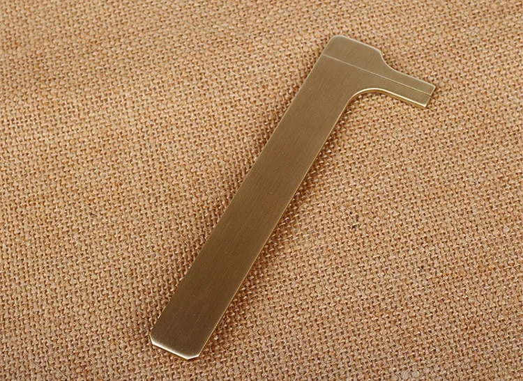 80mm 120mm Portable Mini Slide Solid Copper Brass Pocket Double Scale Outside Measuring Ruler Gauge Vernier Caliper