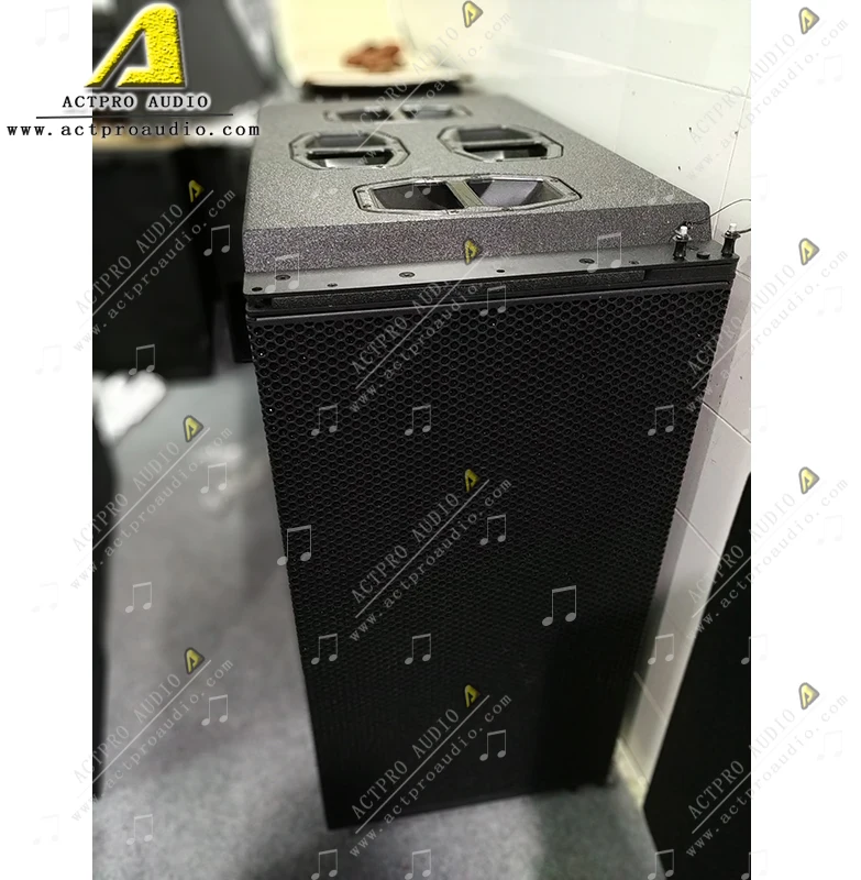Professional stage audio speaker double 12 inch line array J8 3- way DJ set