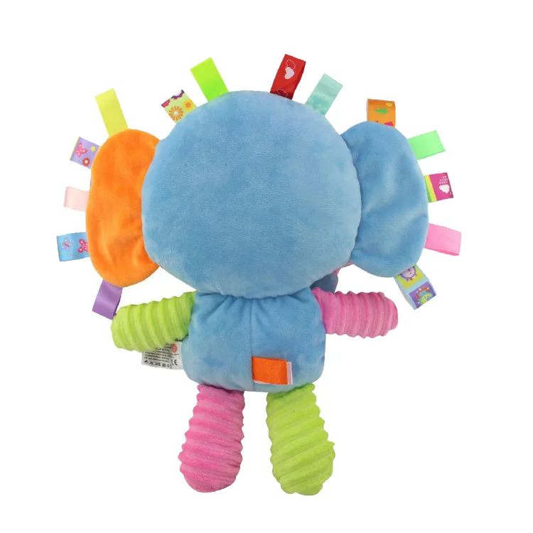 H018C Elephant Newborn baby Plush Comfortable toy