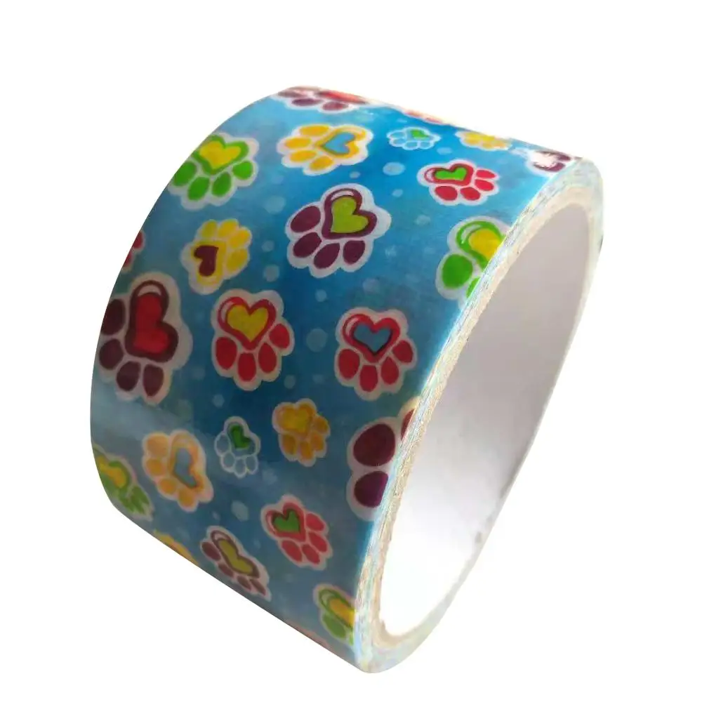China adhesive  cloth custom  logo printed gaffer  duct tape