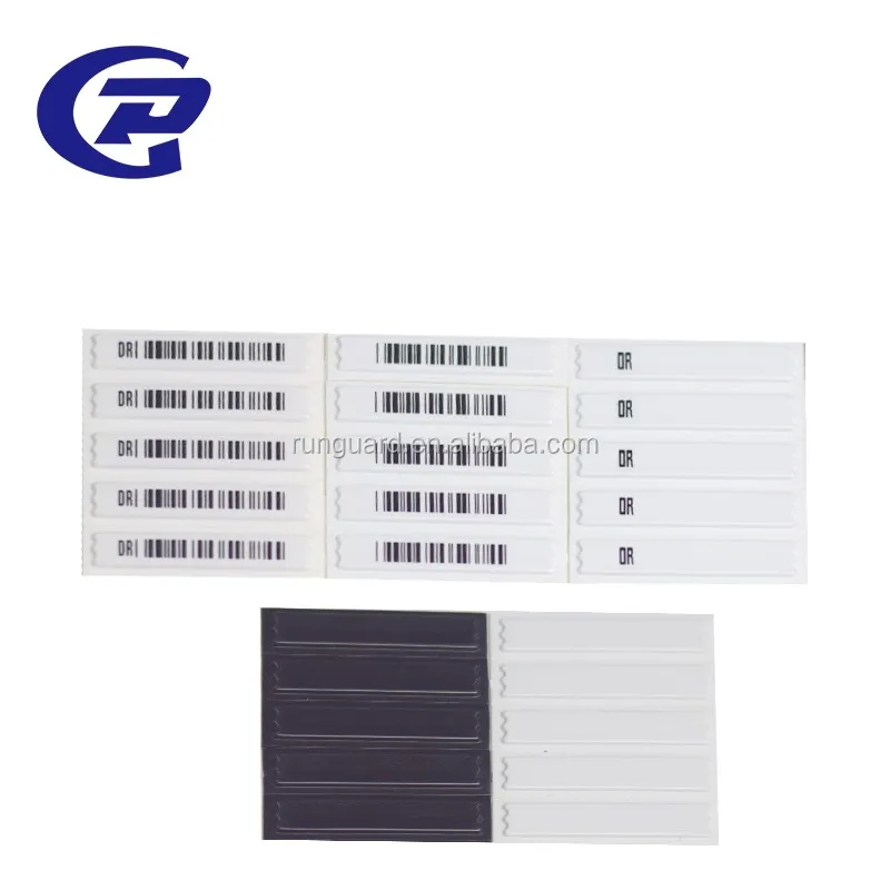 Wholesale EAS AM 58KHz Anti Theft Adhesive Barcode Soft Labels Tag For Supermarket